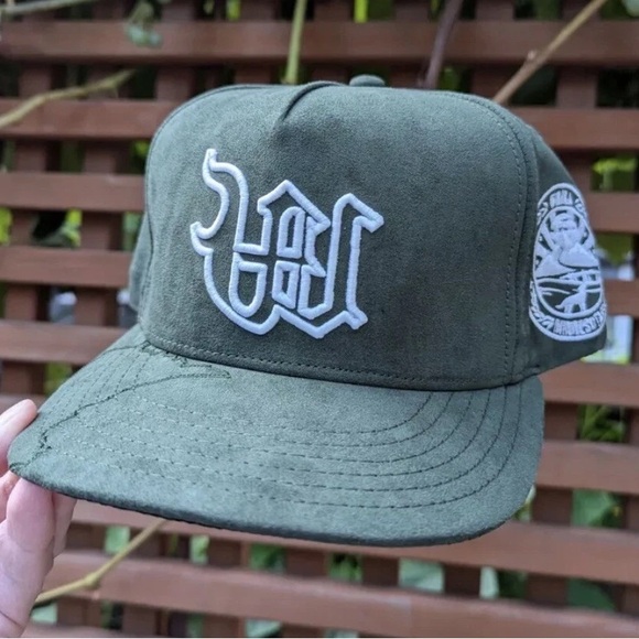 dvniel luu Other - Urban Style Olive Green Cap with Embroidered Logo